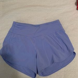 Purple Lululemon shorts 4 tall